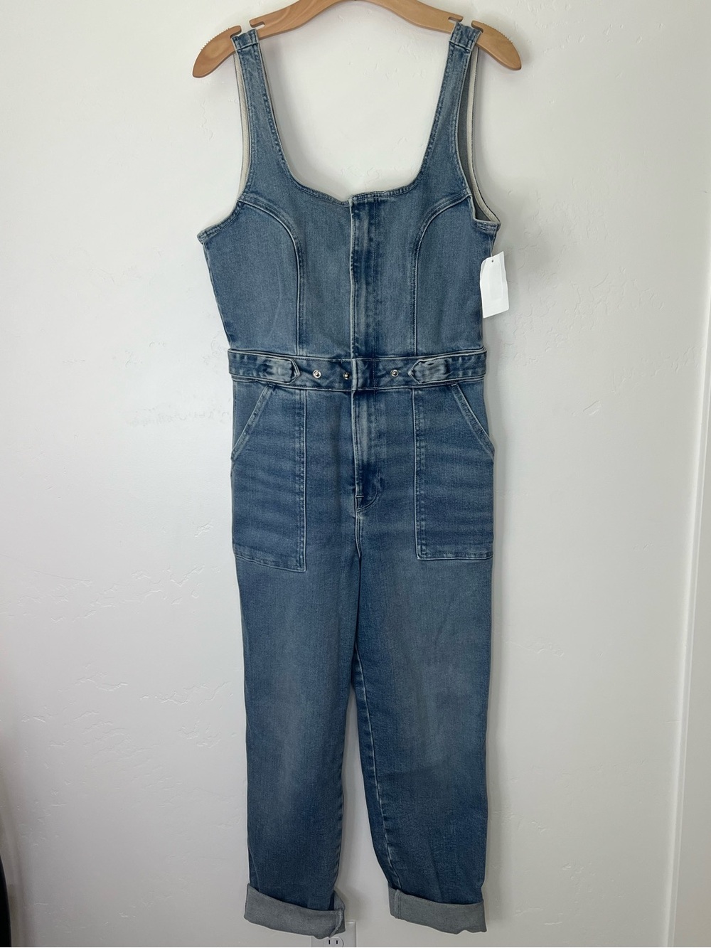 NWT Good American Denim Jumpsuit